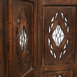 Aurora Iron Jali Burnt 4 Panel