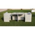 Stella Outdoor 5 Piece Light Grey Dining Set